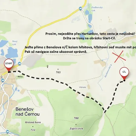 Apartman Novohradske Hory - Pronajem Na Samote U Lesa Benešov nad Černou