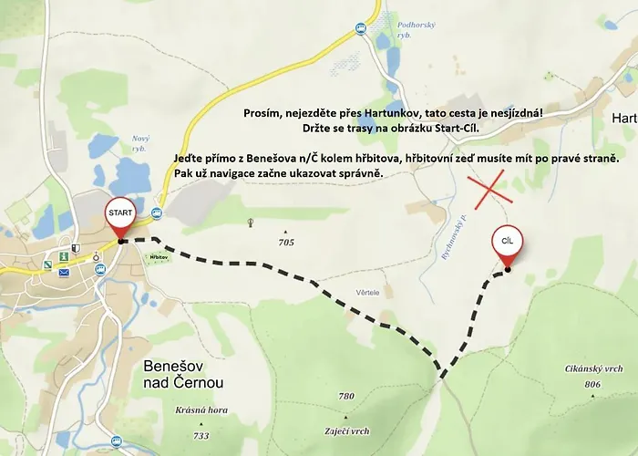 Appartement Novohradske Hory - Pronajem Na Samote U Lesa Benesov nad Cernou